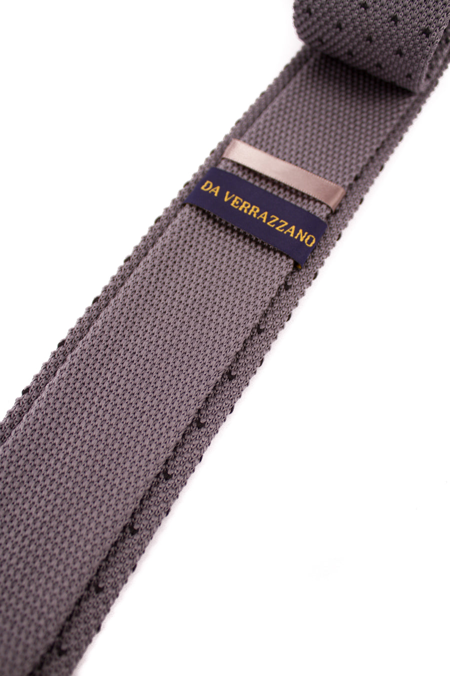 Grey Dotted Knitted Necktie - Gentlemen's Crate