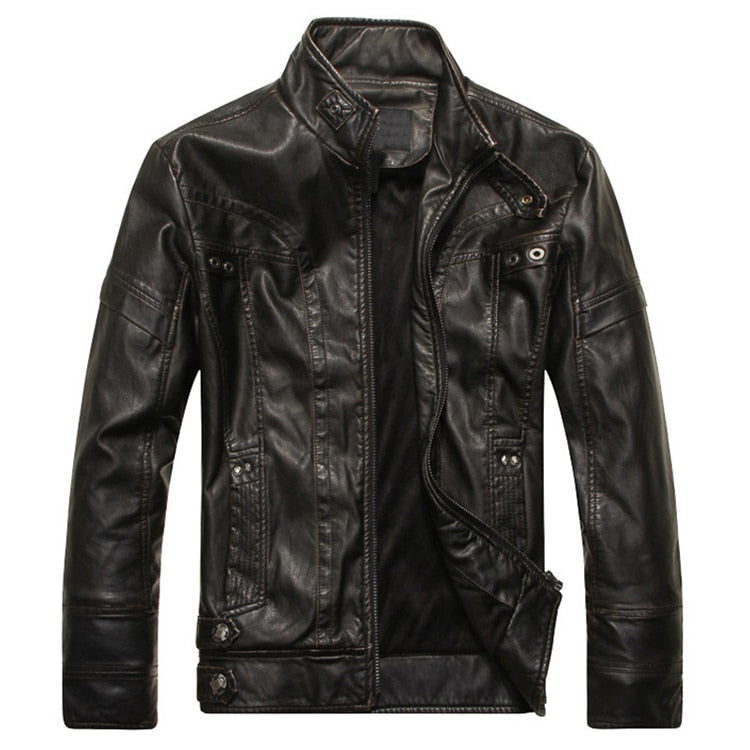 Black Chicago Leather Jacket - Gentlemen's Crate