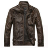 Dark Brown Chicago Leather Jacket - Gentlemen's Crate