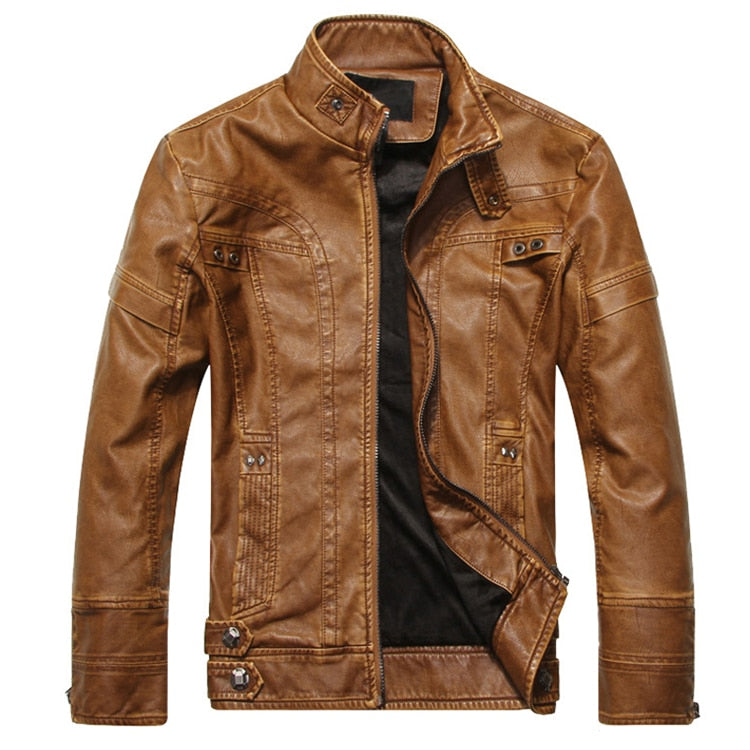 Light Brown Chicago Leather Jacket - Gentlemen's Crate