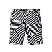 Black White Stripe Shorts - Gentlemen's Crate