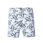 White Bird Print Shorts - Gentlemen's Crate